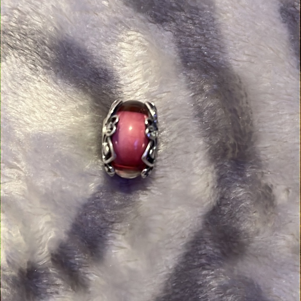Pandora Pink Murano Reveal Your Love Charm Bead